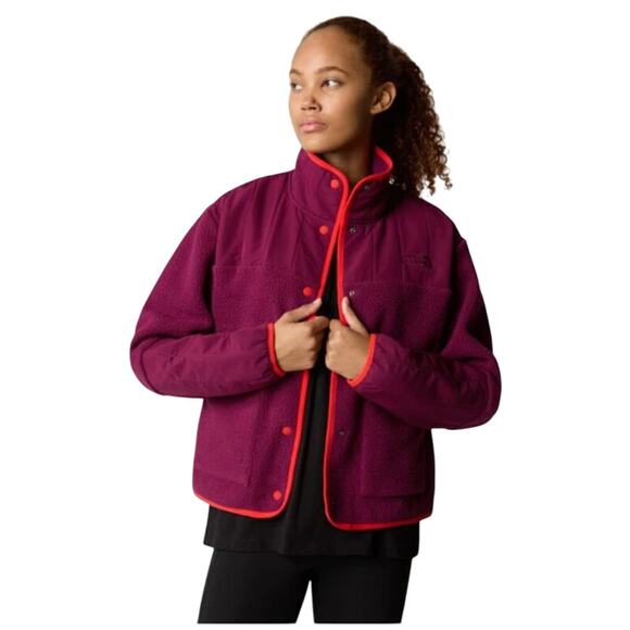 The North Face Women's Cragmont Purple Pink Red Size XS Fleece Jacket - Picture 1 of 7